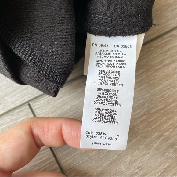 Karen Kane Glitter Side Stripes Elastic Waist Stretchy Pants - Picture 12 of 13